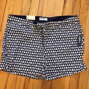 Old Navy Women’s Sail Boat shorts NWT